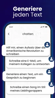 chat bot ai - ki auf deutsch iphone bildschirmfoto 3