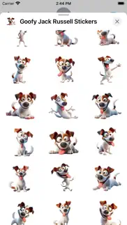 goofy jack russell stickers iphone images 2
