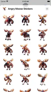 angry moose stickers iphone capturas de pantalla 1