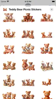 teddy bear picnic stickers iphone images 2