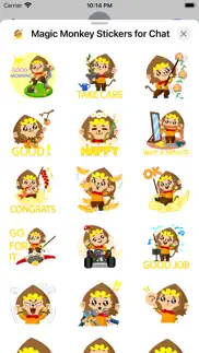 magic monkey stickers for chat iphone images 2