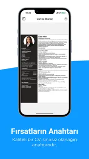cv hazırlama - Özgeçmiş resume iphone resimleri 2