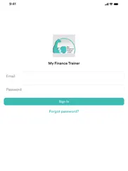 my finance trainer iPad Captures Décran 1