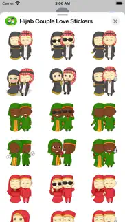 hijab couple love stickers iphone images 2