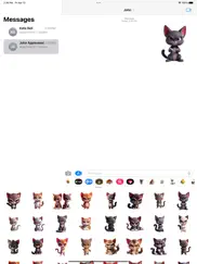 evil kitten stickers iPad Captures Décran 1