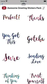 awesome greetings sticker pack iphone images 4