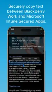 blackberry enterprise bridge iphone images 4