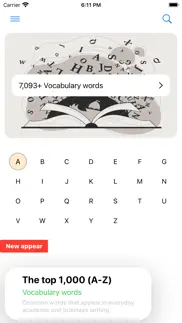 vocabulary builder daily words iPhone Captures Décran 1