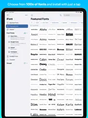 ifont: find, install any font ipad images 1