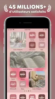 color widgets: icône & widgets iPhone Captures Décran 2