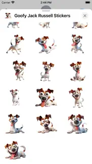 goofy jack russell stickers iphone images 3