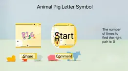 animal pig letter symbol iPhone Captures Décran 1