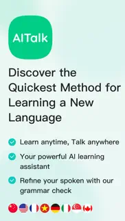 aitalk-ai language tutor iPhone Captures Décran 1