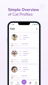 cat journal-cat care companion iPhone Captures Décran 3