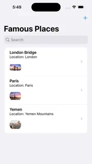famous places explorer - grin iPhone Captures Décran 1