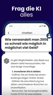chat bot ai - ki auf deutsch iphone bildschirmfoto 2