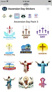 ascension day stickers iPhone Captures Décran 3
