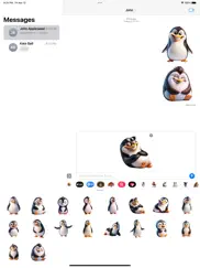 happy penguin stickers iPad Captures Décran 3