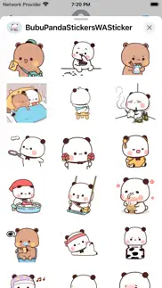 bubu panda stickers- wasticker iPhone Captures Décran 4