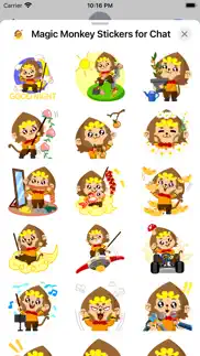 magic monkey stickers for chat iPhone Captures Décran 4