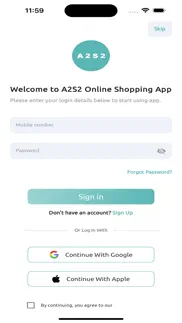 a2s2 online shopping app iPhone Captures Décran 3