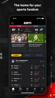 espn: live sports & scores iPhone Captures Décran 1