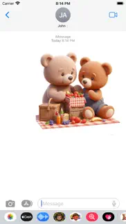 teddy bear picnic stickers iphone images 4